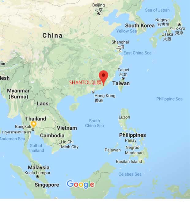 Map Shantou